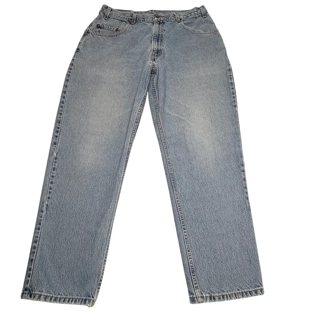 Levi's 545 Loose Fit Jeans Mens 33x29 Light‎ Wash Y2K Vintage 90s Denim 545-0391